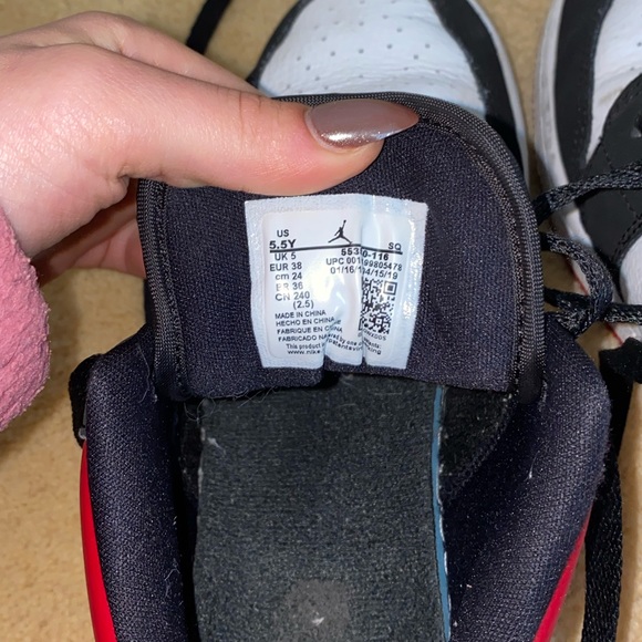 COPY - Air Jordan 1’s “black toe” - Picture 6 of 7